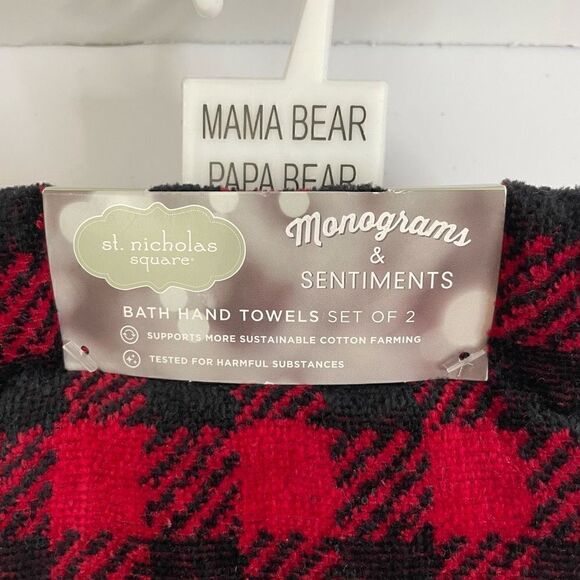 New! Set of 2| Hand towel| St. Nicholas Square - Picture 6 of 8